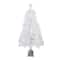 4ft. Pre-Lit LED Color Changing Fiber Optic White Artificial Christmas Tree